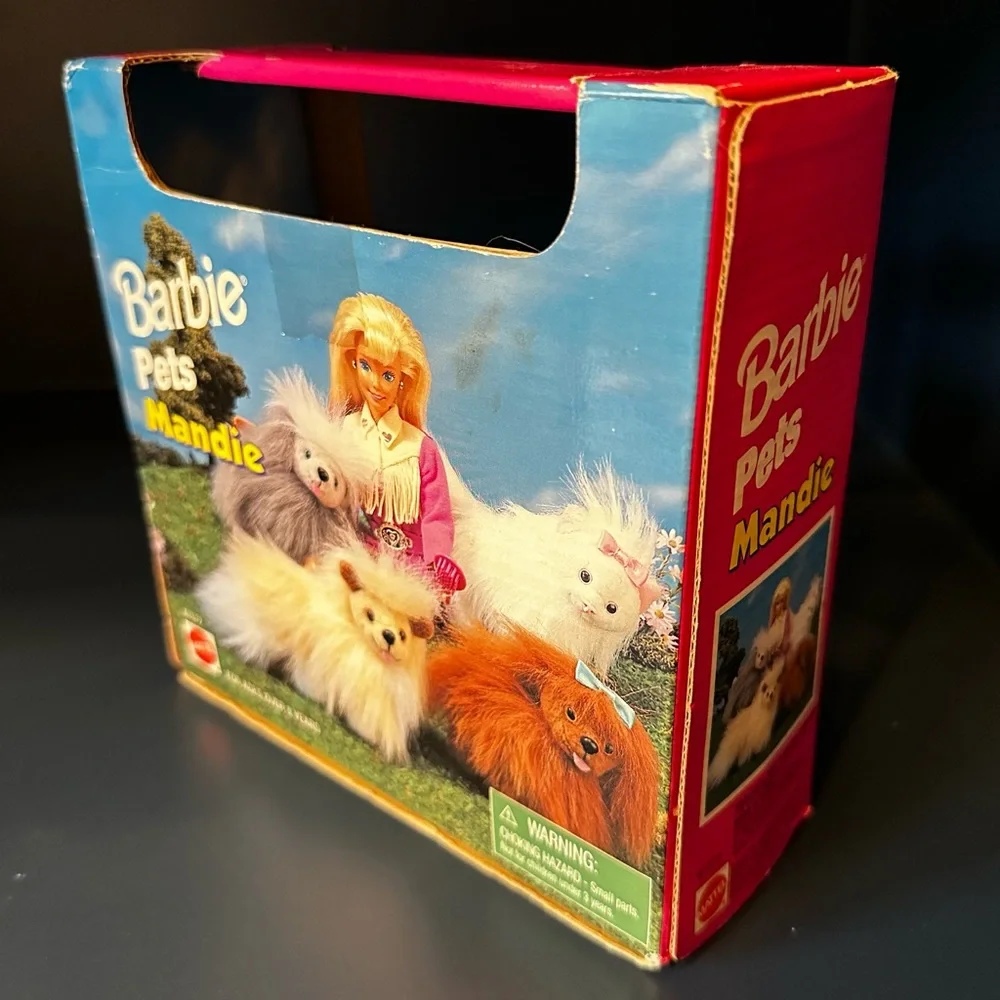 Barbie Pets Mandie Cream Dog NEW